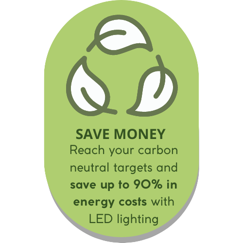 energy saving LEDs graphic