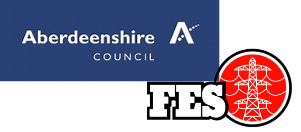 FES group and Aberdeenshire Council logos