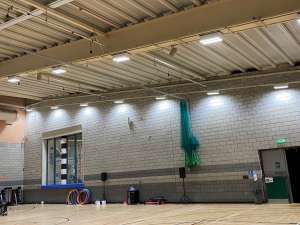 Sports hall in community leisure centre